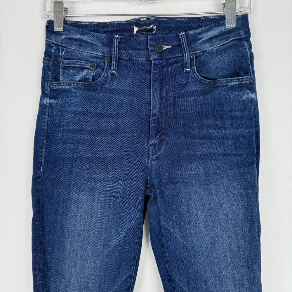 MOTHER High Waisted Looker Ankle Jeans The Road To Paradise Size 26 EUC - Picture 3 of 16